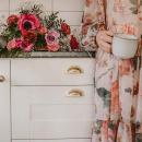 Muschelgriff 3922 - 64mm - Poliertes Messing