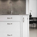 Möbelgriff 1690 - 101mm - Vernickelt