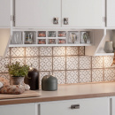 Skåpsregel 5181U Ticka - Edelstahl-Optik