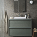 Toniton Circular Knopp - Ash Green