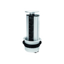 Versenkbare Steckdosen 100mm 230V - Schwarz