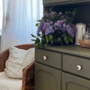 Möbelknopf 8131 - Grün/Antik