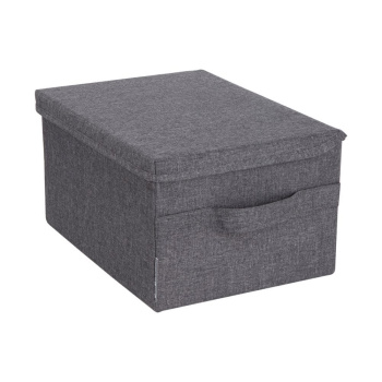 Boxen mit Deckel - Grau