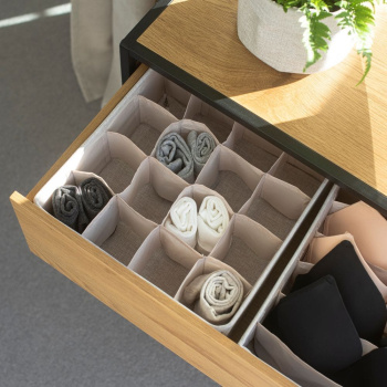 Boxen mit 16 Fächern - Beige
