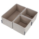 Boxen mit 3er-Set - Beige