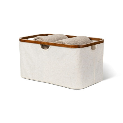 Wäschekorb - Sand in der Gruppe Aufbewahrung / Alle Aufbewahrung anzeigen / Aufbewahrungsboxen bei Beslag Online (510038-BO)