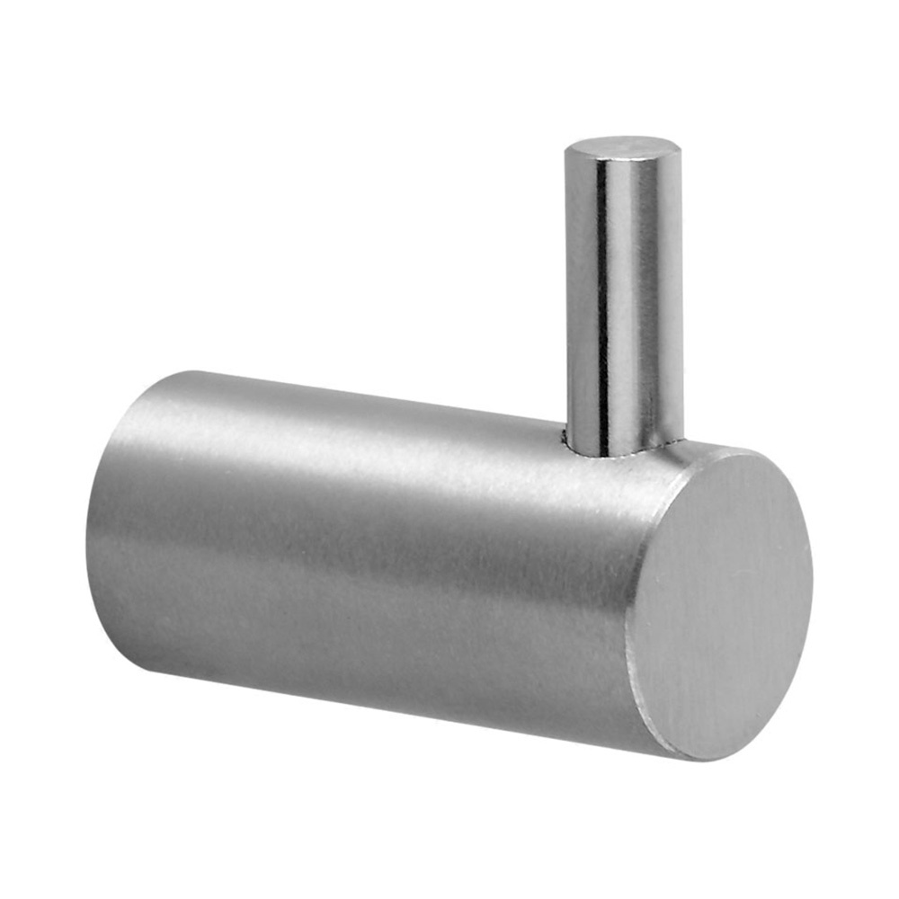 Einzelhaken Stay - Gebürsteter Edelstahl