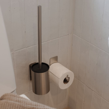 Badezimmer Set Base 200 - Gebürsteter Edelstahl