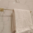 Base 200 Handtuchhalter - Poliertes Messing