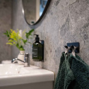 Klebehaken Base 200 2-Haken - Mattschwarz