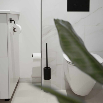 Badezimmer Set Base 200 - Mattschwarz