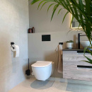 Base 200 Toilettenpapierhalter - Mattschwarz