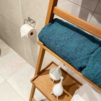 Base 200 Toilettenpapierhalter - Gebürsteter Edelstahl