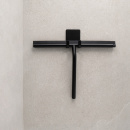 Duschabzieher mit Halter Base - Mattschwarz