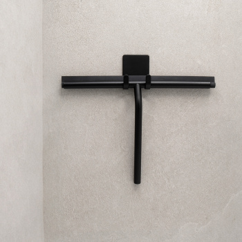 Duschabzieher mit Halter Base - Mattschwarz