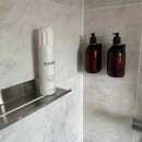 Duschablage Base - Gebürsteter Edelstahl