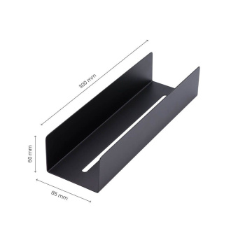 Duschablage Base - 300mm - Mattschwarz