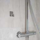 Rakhyvelshållare Base - Gebürsteter Edelstahl