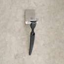 Rakhyvelshållare Base - Gebürsteter Edelstahl