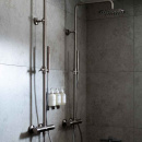 Base Seifenspender Halter & Seife - Gebürsteter Edelstahl