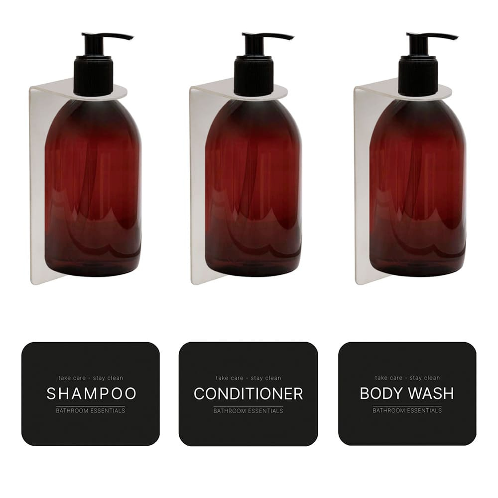 Duschpaket - Gebürsteter Edelstahl