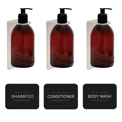 Duschpaket - Gebürsteter Edelstahl in der Gruppe Badaccessoires bei Beslag Online (606080-K)