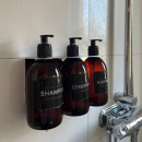 Base Seifenspender Halter & Seife Dusch - Chrom