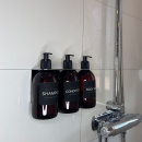 Base Seifenspender Halter & Seife Dusch - Chrom