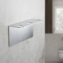 Base Seifenspender Halter & Seife Dusch - Gebürsteter Edelstahl