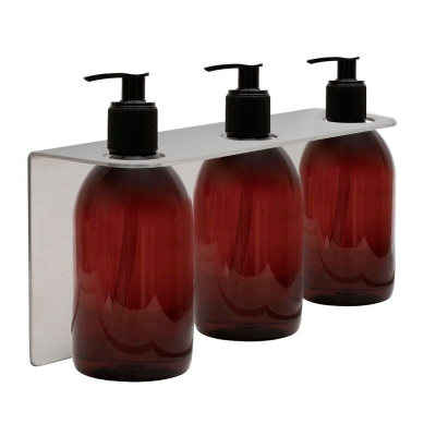 Duschkit - Gebürsteter Edelstahl in der Gruppe Badaccessoires / Alle Badaccessoires anzeigen / Badezimmer Set bei Beslag Online (606086-K)