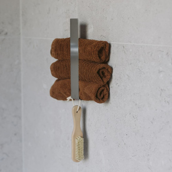 Handtuchhalter Base - Gebürsteter Edelstahl