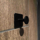 Klebehaken Base 210 1-Haken - Mattschwarz