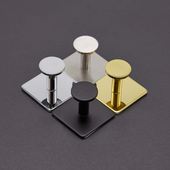 Klebehaken Base 210 1-Haken - Mattschwarz