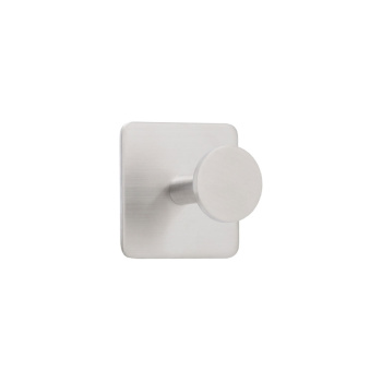Klebehaken Base 210 1-Haken - Gebürsteter Edelstahl