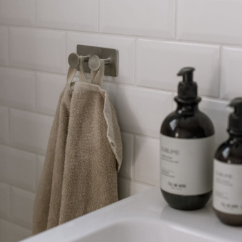 Badezimmer Set Base 210 - Gebürsteter Edelstahl