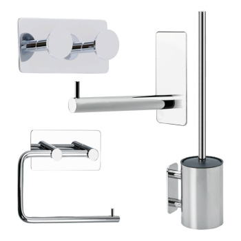 Badezimmer Set Base 210 - Chrom