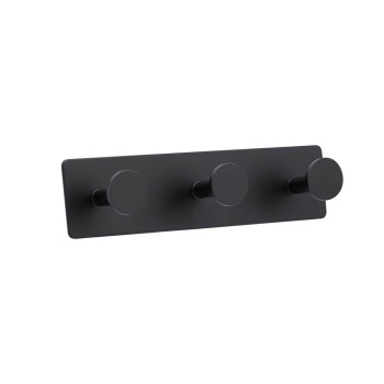 Klebehaken Base 210 3-Haken - Mattschwarz