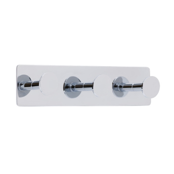 Klebehaken Base 210 3-Haken - Chrom