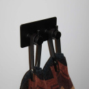 Klebehaken Base 220 2-Haken - Mattschwarz