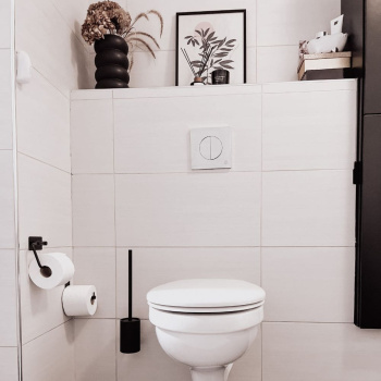 Badezimmer Set Base 220 - Mattschwarz