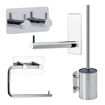 Badezimmer Set Base 220 - Chrom