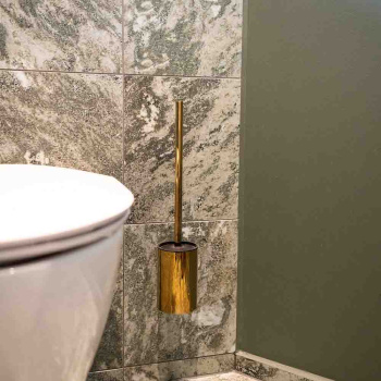 Solid Toilettenbürste - Poliertes Messing