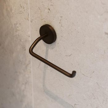 Toilettenpapierhalter Calm - Brünierte Messing