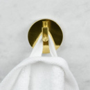 Einzelhaken Calm - Poliertes Messing