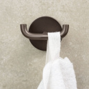 Doppelhaken Calm - Brünierte Messing