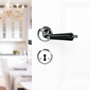 Türgriff Balder - Chrom/Schwarz Trä