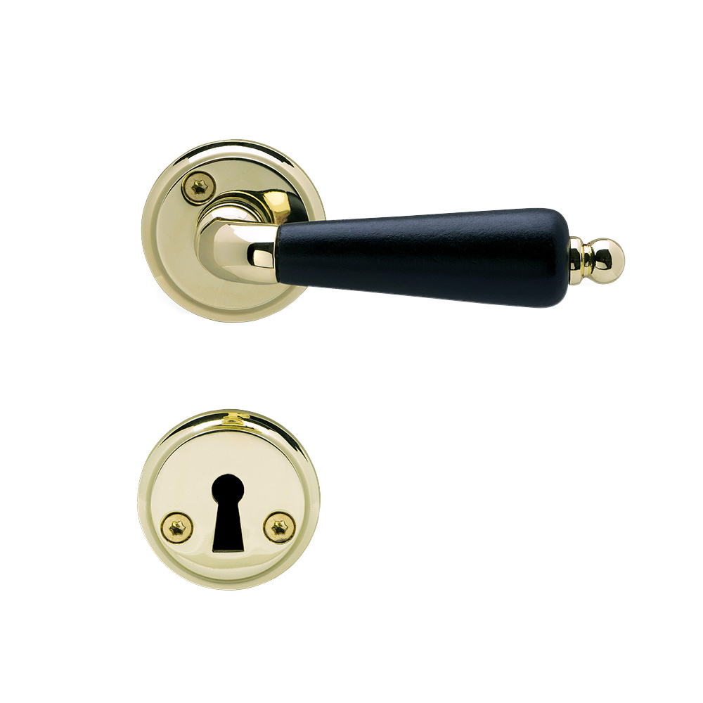 Türgriff Balder - Messing/Schwarz Trä