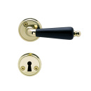 Türgriff Balder - Messing/Schwarz Trä