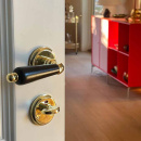 Türgriff Balder - Messing/Schwarz Trä