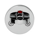 WC-Schloss Form - Chrom